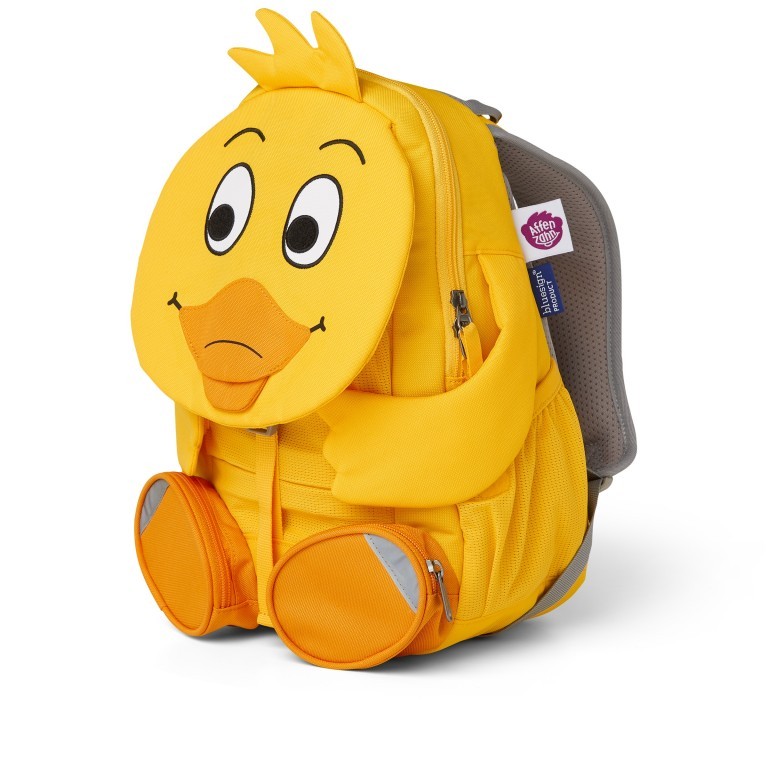 Rucksack Großer Freund für Kinder Die Maus Ente, Farbe: gelb, Marke: Affenzahn, EAN: 4057081105953, Abmessungen in cm: 20x31x12, Bild 2 von 5