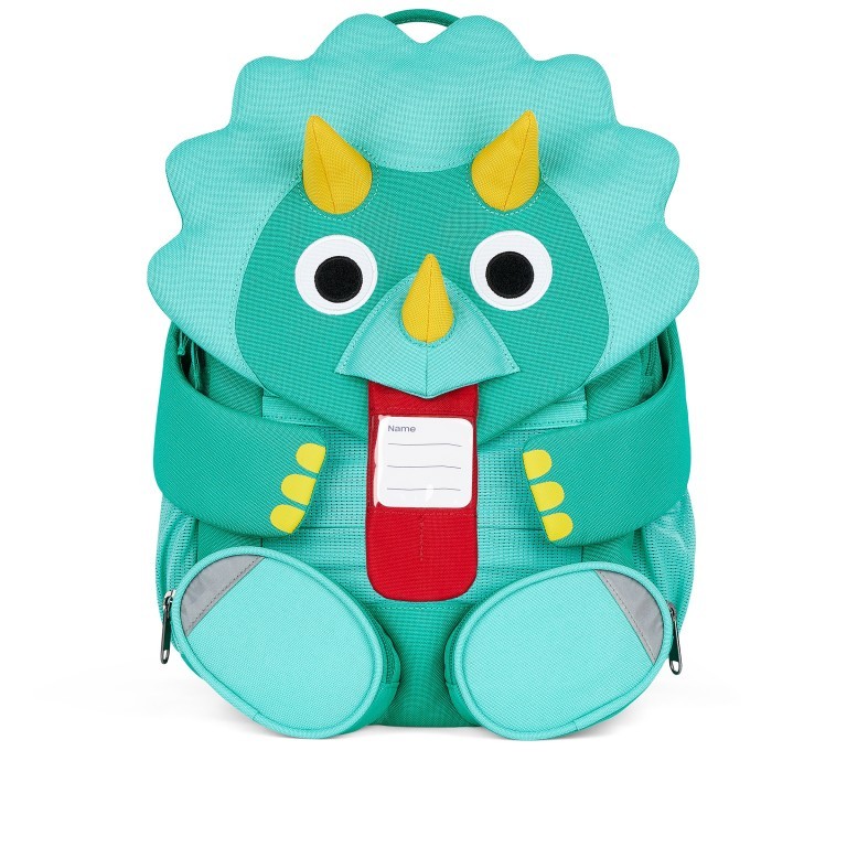 Rucksack Großer Freund für Kinder Dinosaurier, Farbe: grün/oliv, Marke: Affenzahn, EAN: 4057081175970, Abmessungen in cm: 20x31x12, Bild 7 von 7