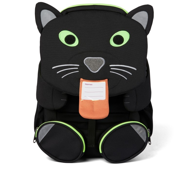 Rucksack Großer Freund für Kinder Schwarzer Panther, Farbe: schwarz, Marke: Affenzahn, EAN: 4057081102013, Abmessungen in cm: 20x31x12, Bild 5 von 5