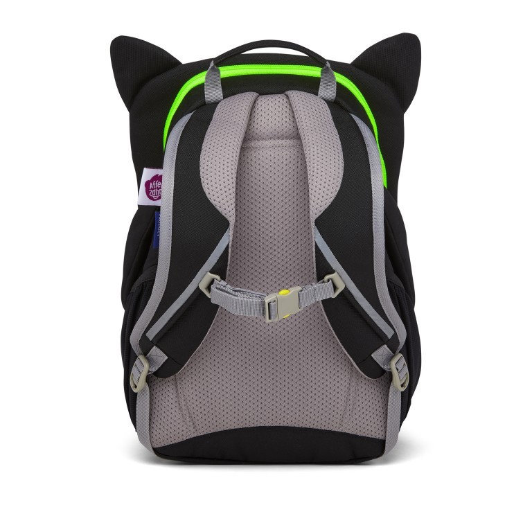 Rucksack Großer Freund für Kinder Schwarzer Panther, Farbe: schwarz, Marke: Affenzahn, EAN: 4057081102013, Abmessungen in cm: 20x31x12, Bild 4 von 5