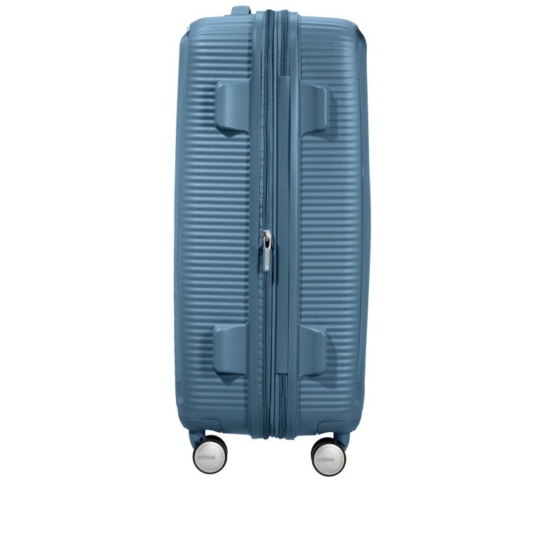Trolley Soundbox 4-Rollen 67 cm Stone Blue, Farbe: blau/petrol, Marke: American Tourister, EAN: 5400520102928, Abmessungen in cm: 46.5x67x29, Bild 4 von 11