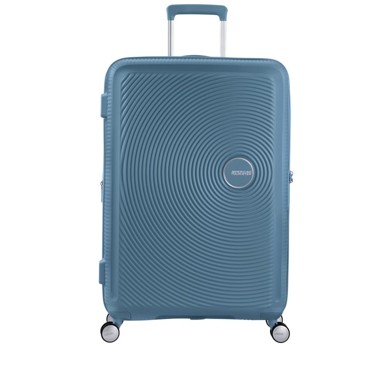 Trolley Soundbox 4-Rollen 77 cm Stone Blue, Farbe: blau/petrol, Marke: American Tourister, EAN: 5400520102942, Abmessungen in cm: 51.5x77x29.5, Bild 2 von 12