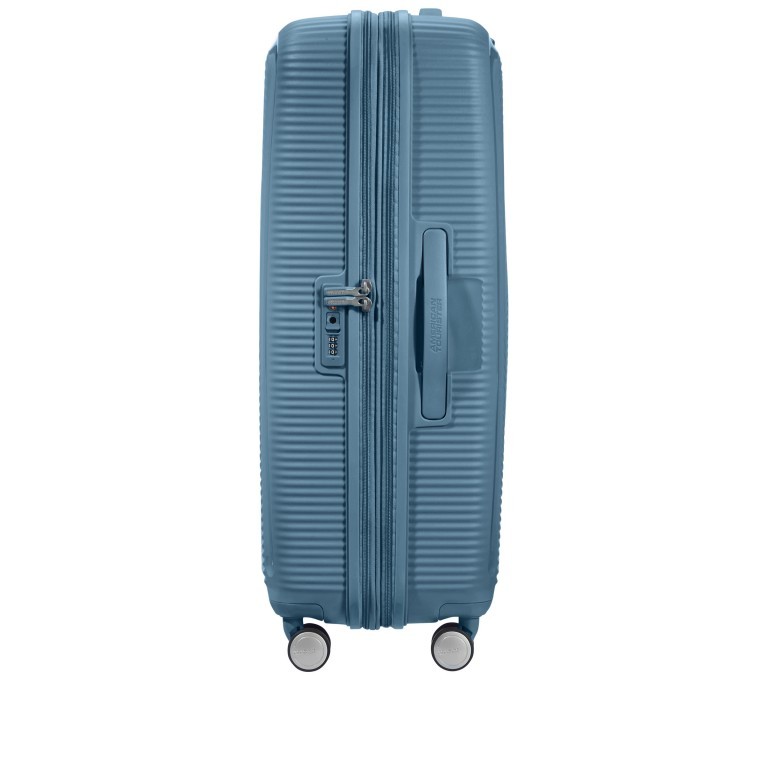 Trolley Soundbox 4-Rollen 77 cm Stone Blue, Farbe: blau/petrol, Marke: American Tourister, EAN: 5400520102942, Abmessungen in cm: 51.5x77x29.5, Bild 3 von 12