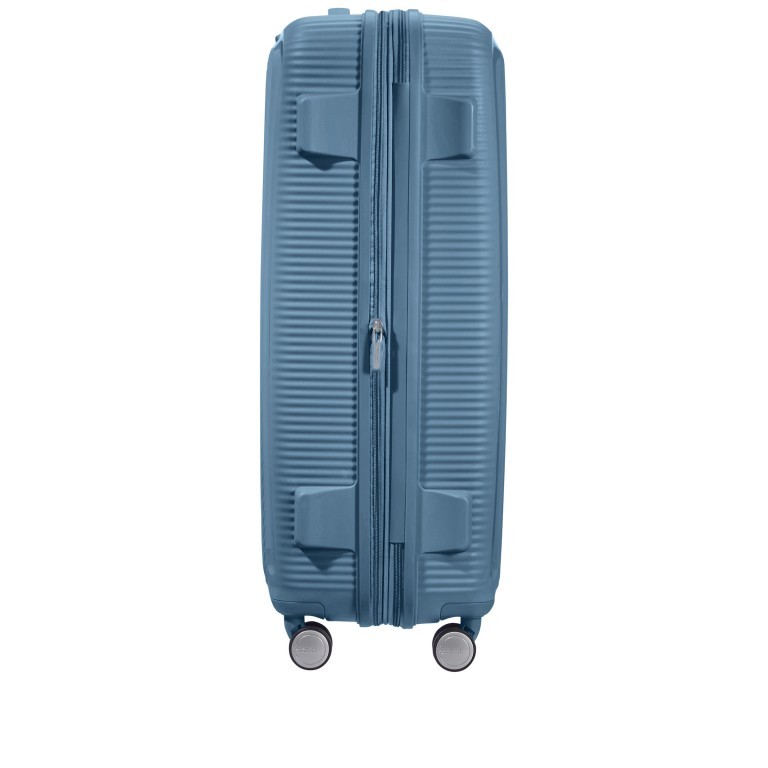 Trolley Soundbox 4-Rollen 77 cm Stone Blue, Farbe: blau/petrol, Marke: American Tourister, EAN: 5400520102942, Abmessungen in cm: 51.5x77x29.5, Bild 4 von 12