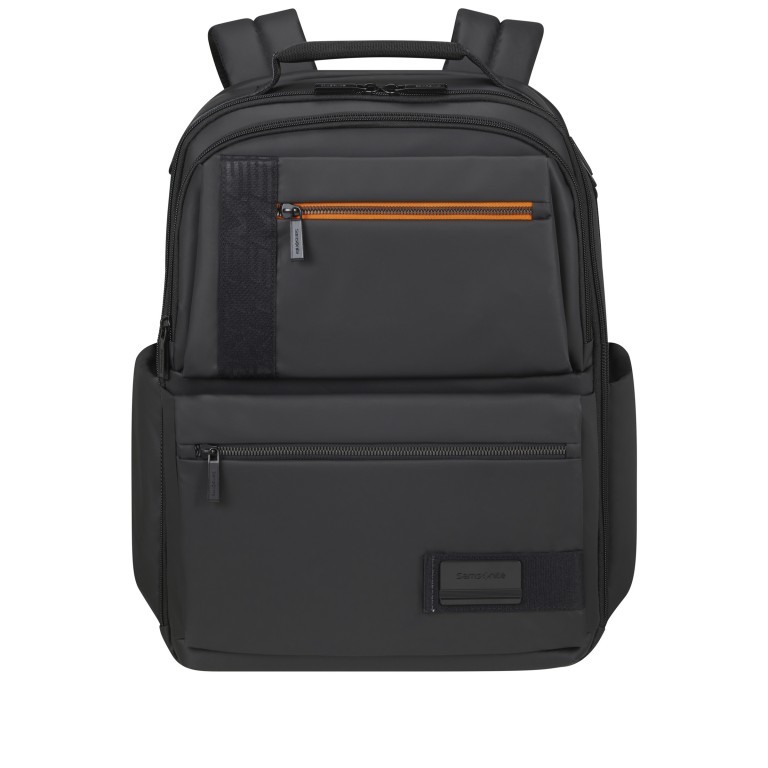 Rucksack Openroad Backpack mit Laptopfach 15 Zoll Orange Black, Farbe: schwarz, Marke: Samsonite, EAN: 5400520182944, Abmessungen in cm: 30x45x18, Bild 1 von 12