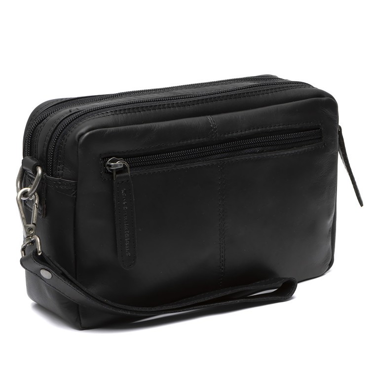 Handgelenktasche Samuai für Herren Black, Farbe: schwarz, Marke: The Chesterfield Brand, EAN: 8719241076683, Abmessungen in cm: 21.5x14x7.5, Bild 2 von 5