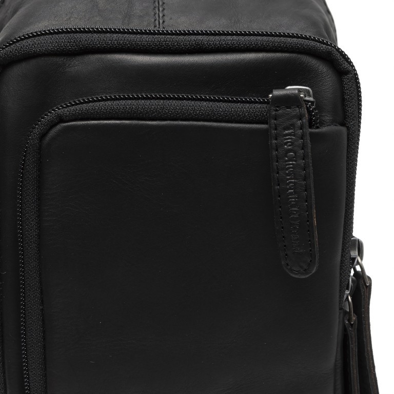 Umhängetasche Riga Black, Farbe: schwarz, Marke: The Chesterfield Brand, EAN: 8719241073873, Abmessungen in cm: 13x24x6, Bild 6 von 7