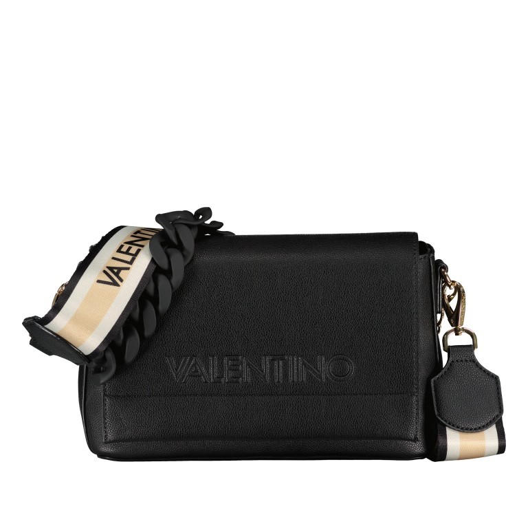 Umhängetasche Noodles Nero, Farbe: schwarz, Marke: Valentino Bags, EAN: 8058043733876, Abmessungen in cm: 24.5x17.5x7, Bild 1 von 8