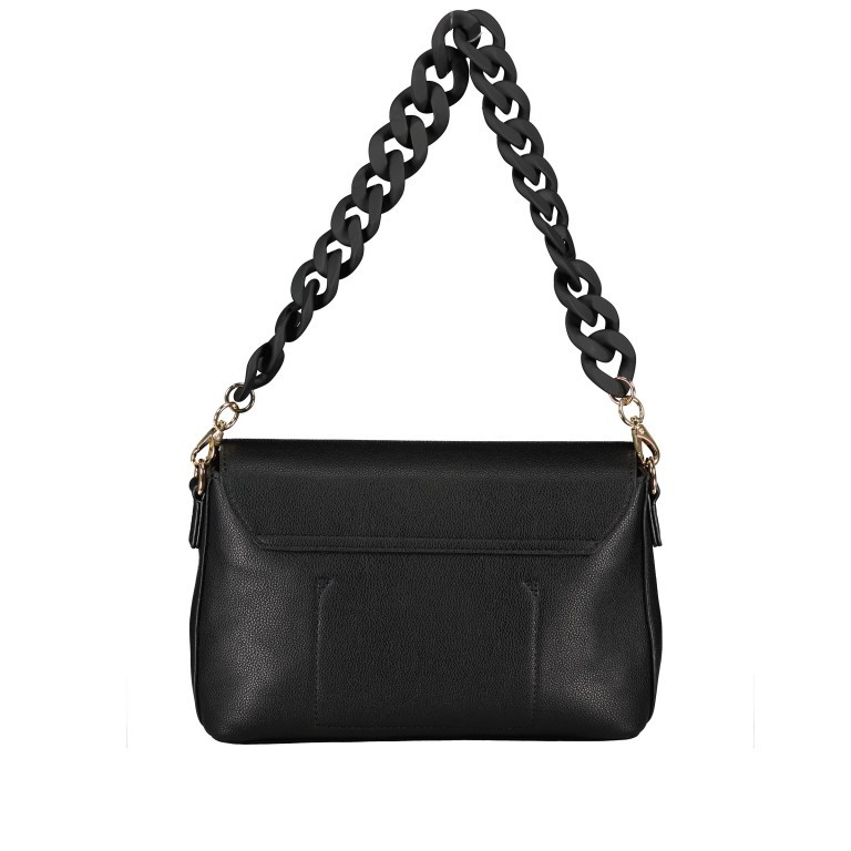 Umhängetasche Noodles Nero, Farbe: schwarz, Marke: Valentino Bags, EAN: 8058043733876, Abmessungen in cm: 24.5x17.5x7, Bild 3 von 8