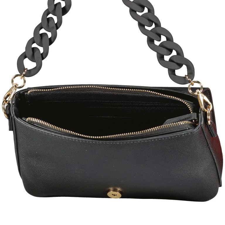 Umhängetasche Noodles Nero, Farbe: schwarz, Marke: Valentino Bags, EAN: 8058043733876, Abmessungen in cm: 24.5x17.5x7, Bild 8 von 8