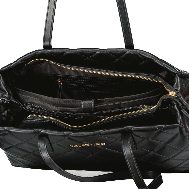 Shopper Ocarina Schwarz, Farbe: schwarz, Marke: Valentino Bags, EAN: 8054942227676, Abmessungen in cm: 38.5x26.5x16, Bild 5 von 5