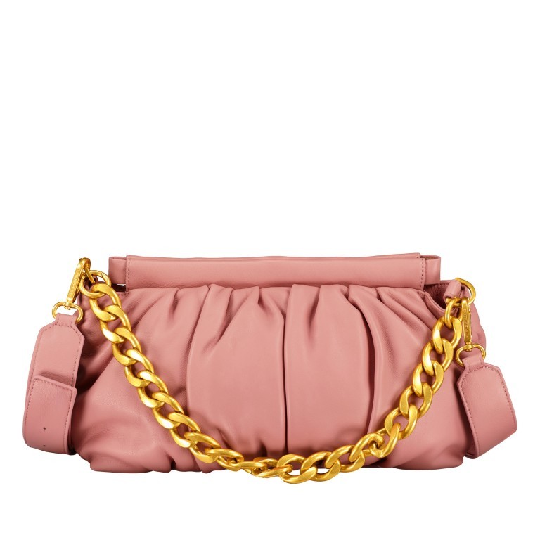 Umhängetasche / Clutch Soft Volume Lucy Silky Leather Rose Pink, Farbe: rosa/pink, Marke: Les Visionnaires, EAN: 4260711672002, Abmessungen in cm: 40.5x19x10, Bild 1 von 9