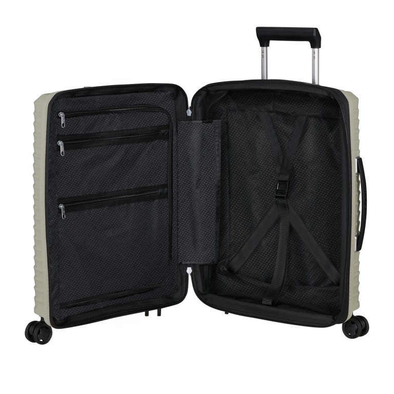 Koffer Upscape Spinner 55 erweiterbar auf 45 Liter Warm Neutral, Farbe: grau, Marke: Samsonite, EAN: 5400520160638, Abmessungen in cm: 40x55x20, Bild 8 von 14