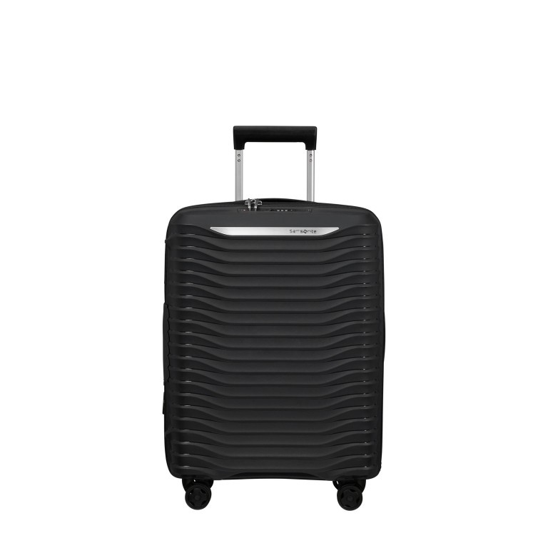 Koffer Upscape Spinner 55 erweiterbar auf 45 Liter Black, Farbe: schwarz, Marke: Samsonite, EAN: 5400520160591, Abmessungen in cm: 40x55x20, Bild 1 von 14