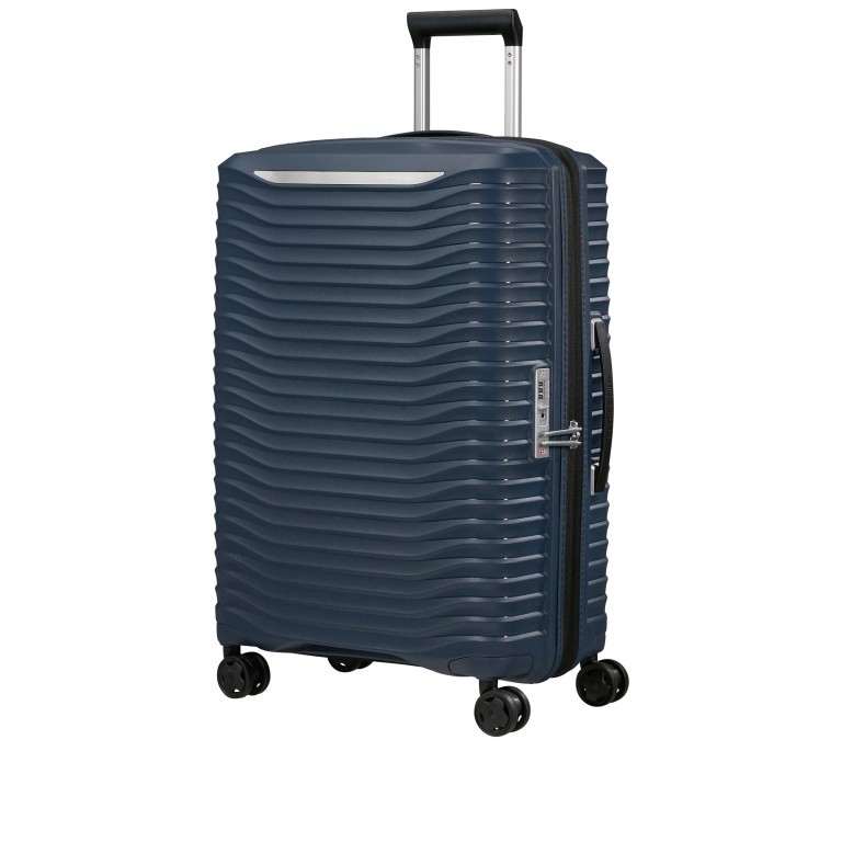 Koffer Upscape Spinner 68 erweiterbar auf 83 Liter Blue Nights, Farbe: blau/petrol, Marke: Samsonite, EAN: 5400520160669, Abmessungen in cm: 47x68x28, Bild 2 von 12