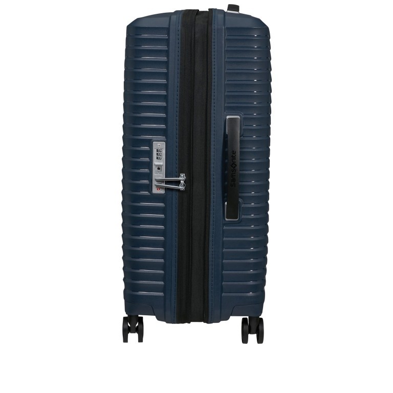 Koffer Upscape Spinner 68 erweiterbar auf 83 Liter Blue Nights, Farbe: blau/petrol, Marke: Samsonite, EAN: 5400520160669, Abmessungen in cm: 47x68x28, Bild 4 von 12