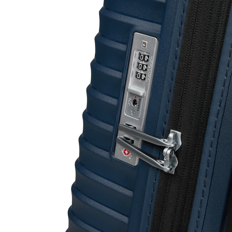 Koffer Upscape Spinner 68 erweiterbar auf 83 Liter Blue Nights, Farbe: blau/petrol, Marke: Samsonite, EAN: 5400520160669, Abmessungen in cm: 47x68x28, Bild 9 von 12