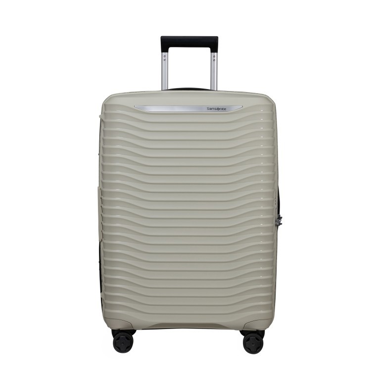 Koffer Upscape Spinner 68 erweiterbar auf 83 Liter Warm Neutral, Farbe: grau, Marke: Samsonite, EAN: 5400520160683, Abmessungen in cm: 47x68x28, Bild 1 von 12