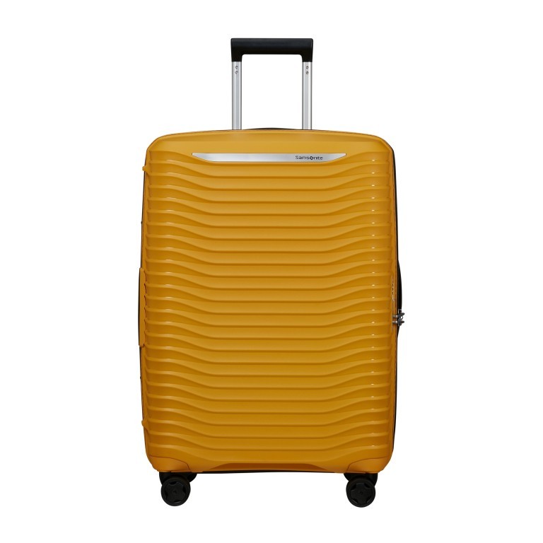 Koffer Upscape Spinner 68 erweiterbar auf 83 Liter Yellow, Farbe: gelb, Marke: Samsonite, EAN: 5400520160652, Abmessungen in cm: 47x68x28, Bild 1 von 12