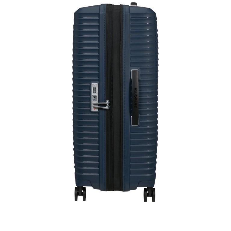 Koffer Upscape Spinner 75 erweiterbar auf 114 Liter Blue Nights, Farbe: blau/petrol, Marke: Samsonite, EAN: 5400520160713, Abmessungen in cm: 51x75x30, Bild 4 von 12