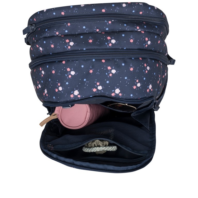 Rucksack Urban Midi mit separatem Laptopfach 15 Zoll Floral, Farbe: bunt, Marke: Beckmann, EAN: 7049982200339, Abmessungen in cm: 29x44x21, Bild 5 von 7