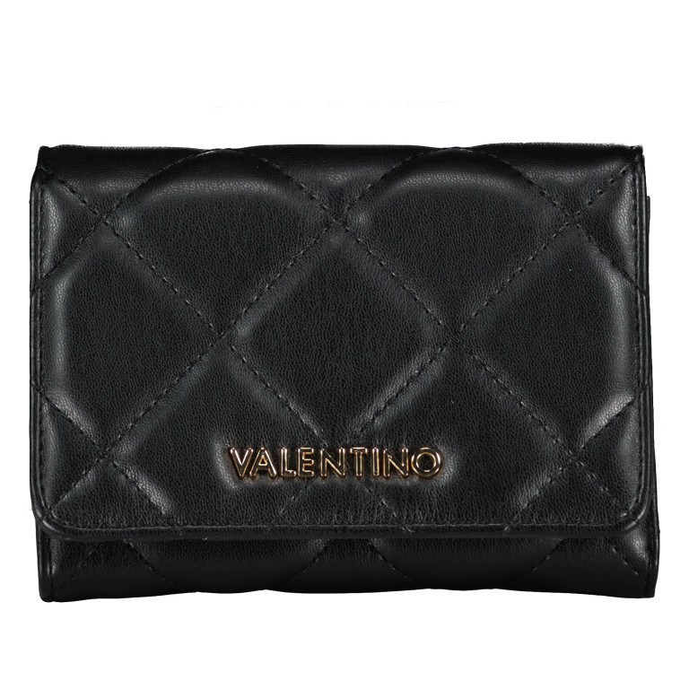 Geldbörse Ocarina Nero, Farbe: schwarz, Marke: Valentino Bags, EAN: 8052790912225, Abmessungen in cm: 15x11x3, Bild 1 von 4