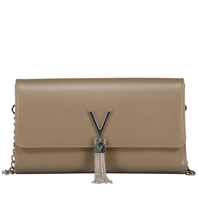 Umhängetasche Divina Taupe, Farbe: taupe/khaki, Marke: Valentino Bags, EAN: 8058043449470, Abmessungen in cm: 27.5x16x6, Bild 1 von 6