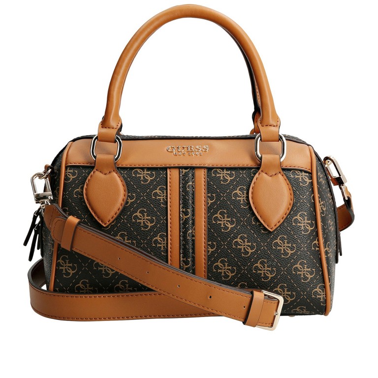 Handtasche Noelle Brown Cognac, Farbe: cognac, Marke: Guess, EAN: 0190231605973, Abmessungen in cm: 25.5x16x15, Bild 1 von 3
