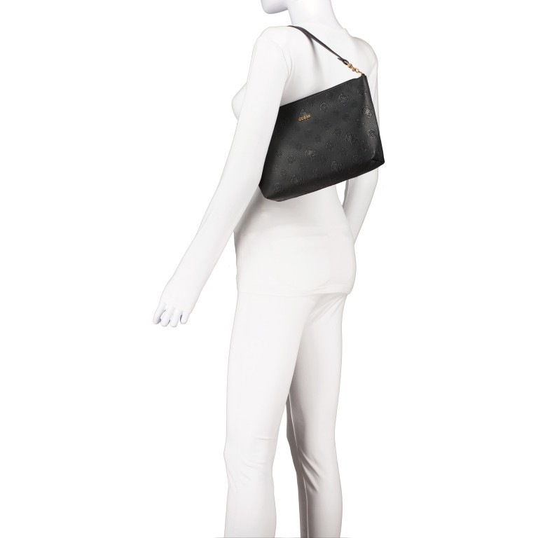 Shopper Vikky variabel in der Form Black, Farbe: schwarz, Marke: Guess, EAN: 0190231602576, Abmessungen in cm: 39x33x17, Bild 6 von 7