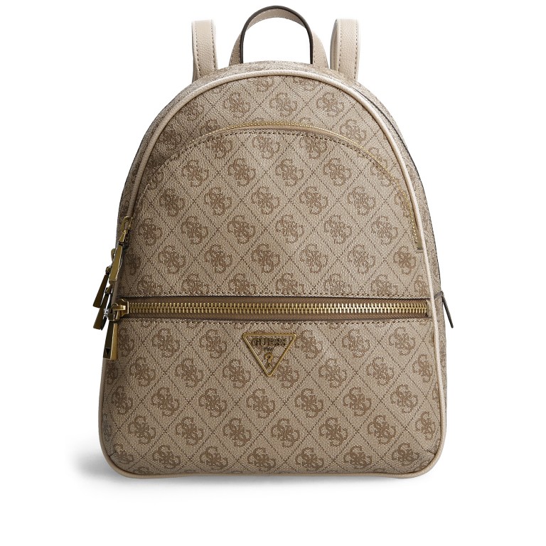 Rucksack Manhattan Latte Logo, Farbe: braun, Marke: Guess, EAN: 0190231484165, Abmessungen in cm: 28x33.5x12, Bild 1 von 3