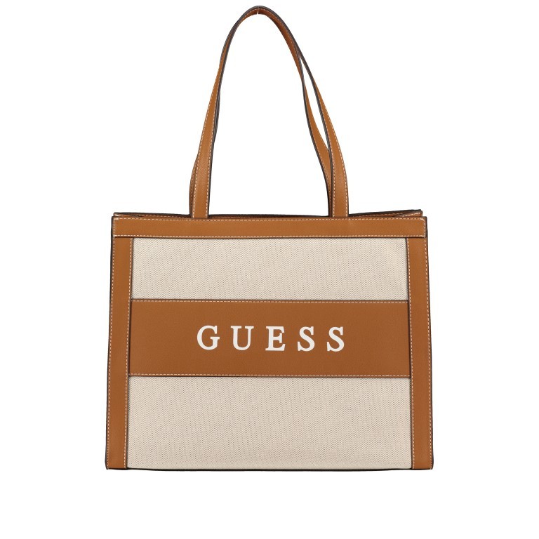Shopper Salford Natural Cognac, Farbe: cognac, Marke: Guess, EAN: 0190231662730, Abmessungen in cm: 40x31x14, Bild 1 von 5