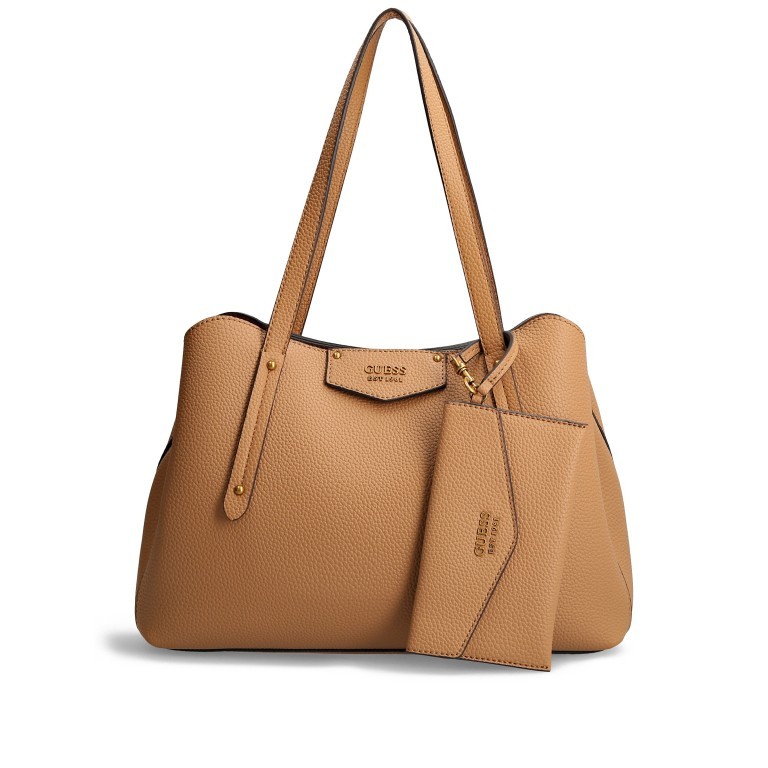 Shopper Eco Brenton Caramel, Farbe: cognac, Marke: Guess, EAN: 0190231615910, Abmessungen in cm: 35x23x11, Bild 1 von 5