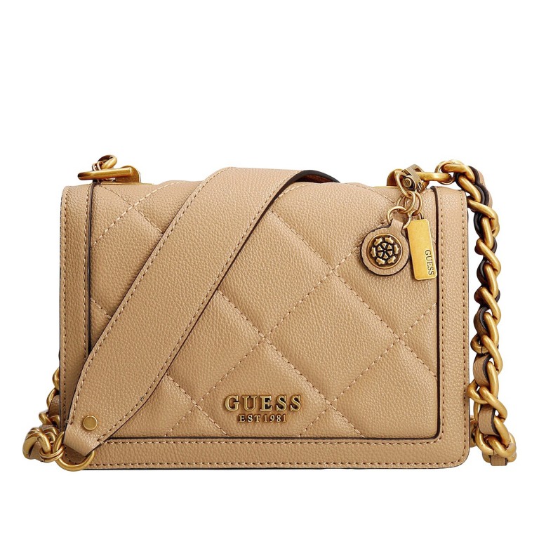 Umhängetasche Abey Beige, Farbe: beige, Marke: Guess, EAN: 0190231595090, Abmessungen in cm: 23x16x8, Bild 1 von 5