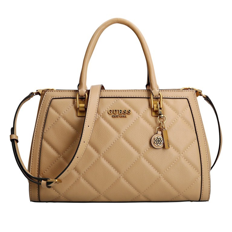 Handtasche Abey Beige, Farbe: beige, Marke: Guess, EAN: 0190231595069, Abmessungen in cm: 33x22x12, Bild 1 von 6
