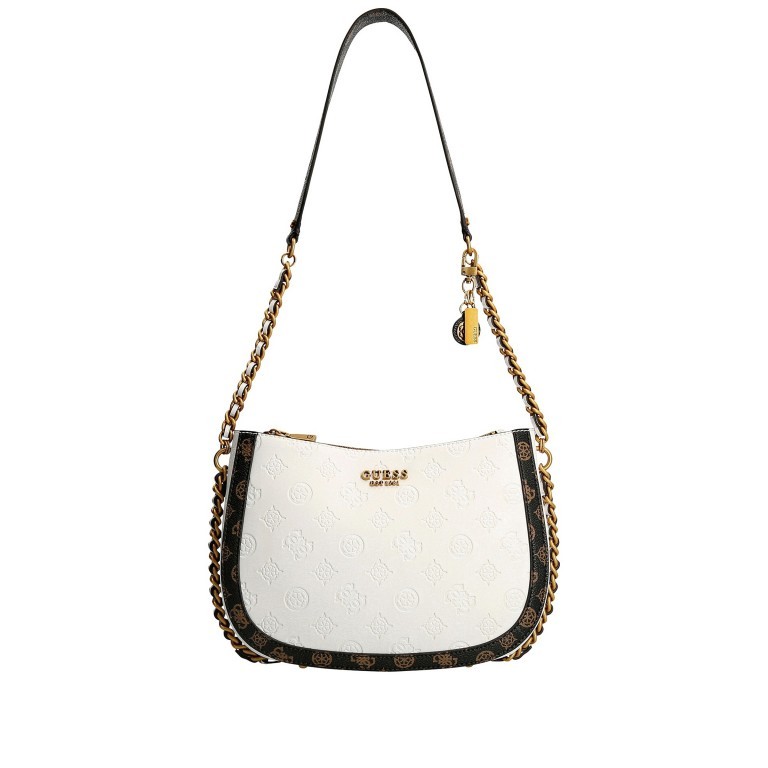 Beuteltasche Abey White Logo Multi, Farbe: weiß, Marke: Guess, EAN: 0190231595694, Abmessungen in cm: 29x20x8, Bild 1 von 5