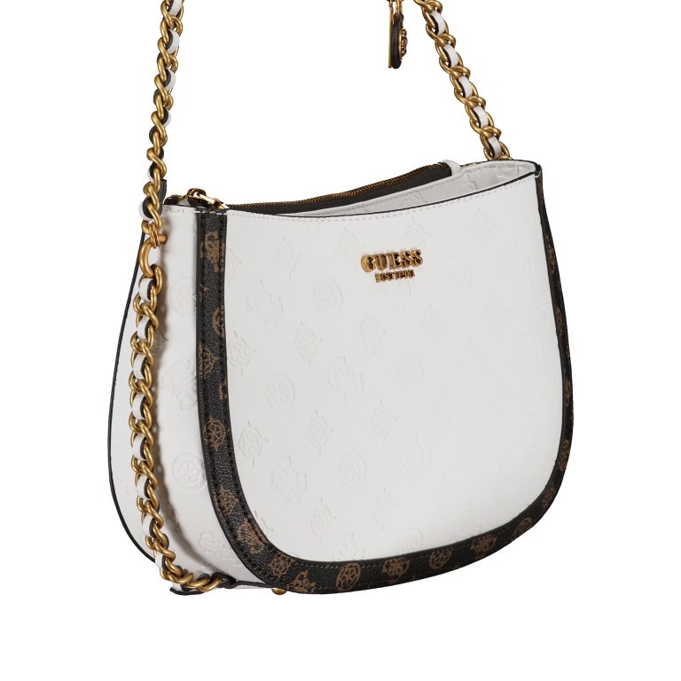 Beuteltasche Abey White Logo Multi, Farbe: weiß, Marke: Guess, EAN: 0190231595694, Abmessungen in cm: 29x20x8, Bild 2 von 5