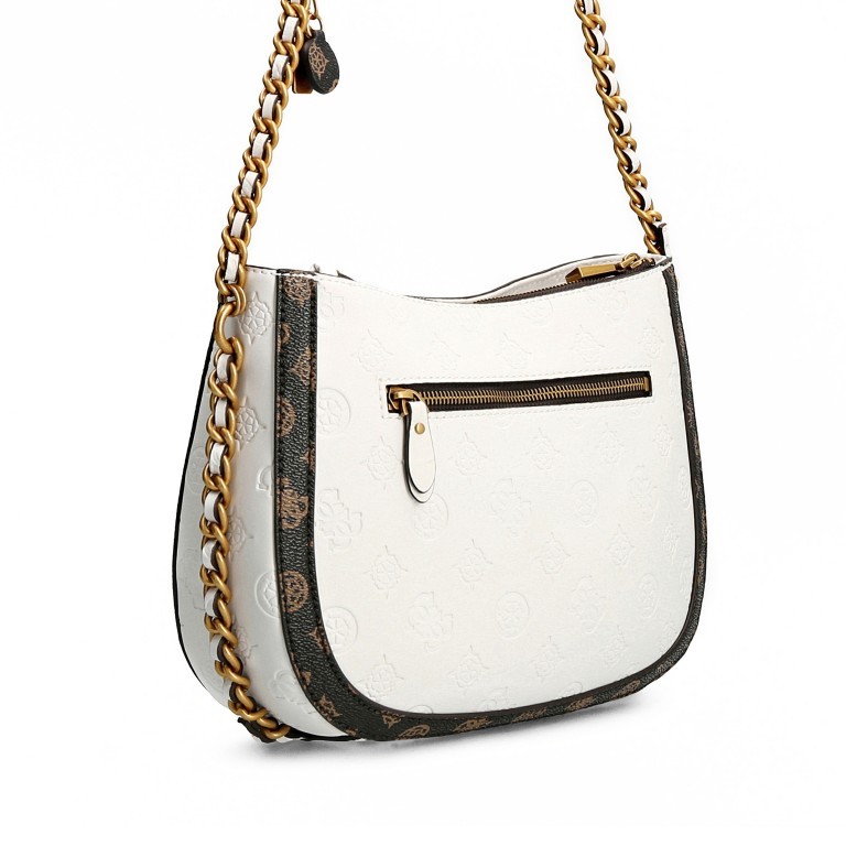 Beuteltasche Abey White Logo Multi, Farbe: weiß, Marke: Guess, EAN: 0190231595694, Abmessungen in cm: 29x20x8, Bild 3 von 5