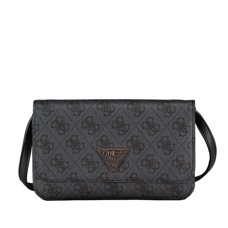 Handy- / Umhängetasche / Clutch / Portemonnaie Laurel Coal Logo, Farbe: anthrazit, Marke: Guess, EAN: 0190231710707, Abmessungen in cm: 19.5x13x5, Bild 1 von 7