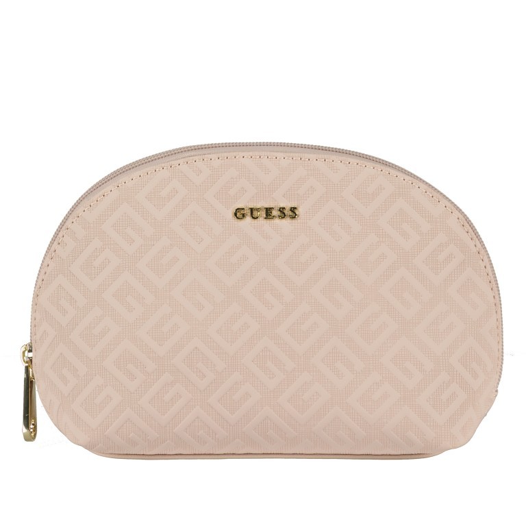 Kosmetiktasche Shell, Farbe: beige, Marke: Guess, EAN: 7621826492768, Abmessungen in cm: 18x15x7, Bild 1 von 3