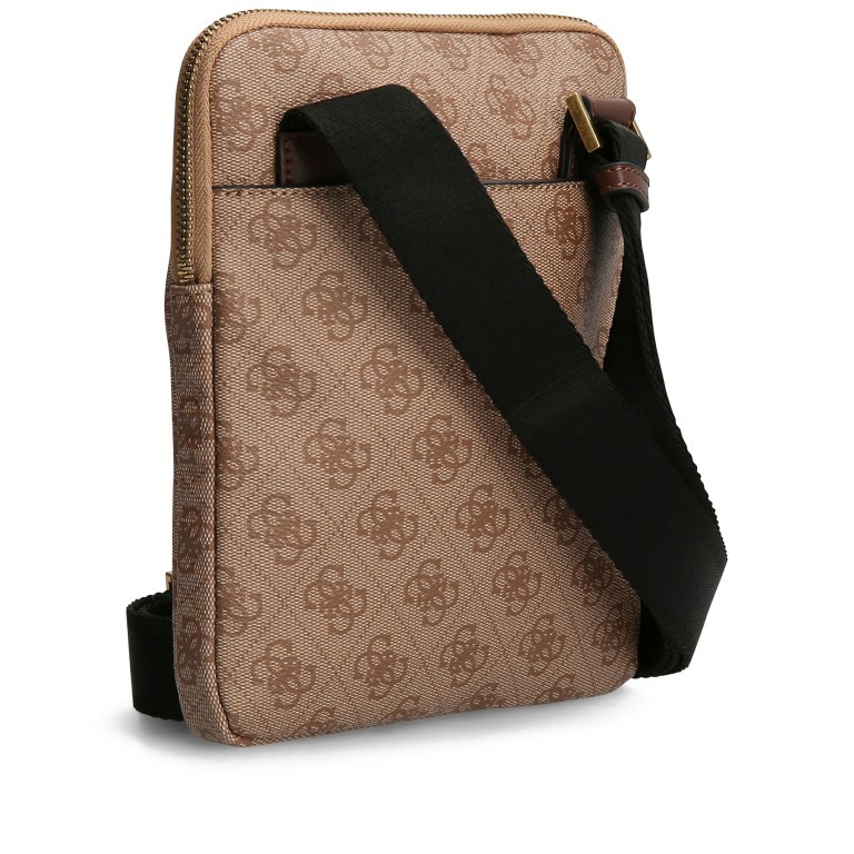 Umhängetasche Milano mit Tabletfach Beige Brown, Farbe: braun, Marke: Guess, EAN: 7628067764173, Abmessungen in cm: 20x23x3, Bild 2 von 7