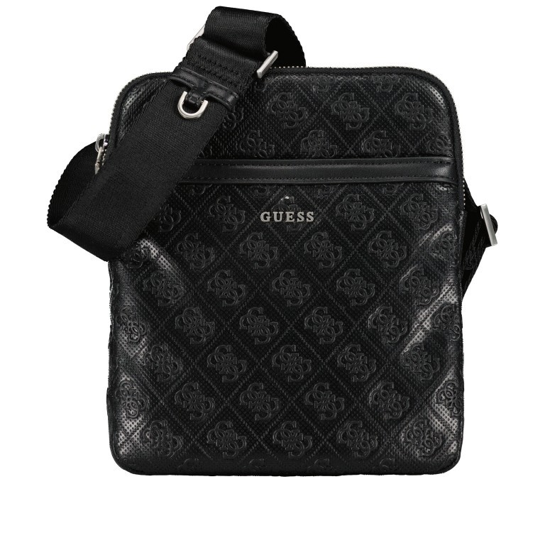 Umhängetasche Escape Black, Farbe: schwarz, Marke: Guess, EAN: 7617076116592, Abmessungen in cm: 20x23.5x2, Bild 1 von 7