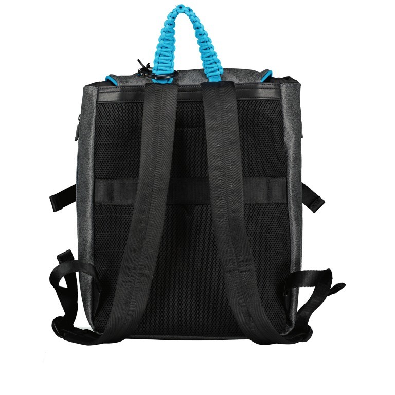 Rucksack Salameda mit Tablet- und Laptopfach Black Blue, Farbe: grau, Marke: Guess, EAN: 7621826489898, Abmessungen in cm: 30x45x16, Bild 4 von 6