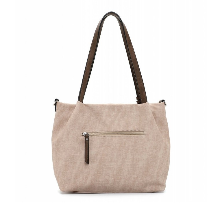 Shopper Elke Bag in Bag zweiteiliges Set Sand, Farbe: beige, Marke: Emily & Noah, EAN: 4049391336905, Bild 4 von 5