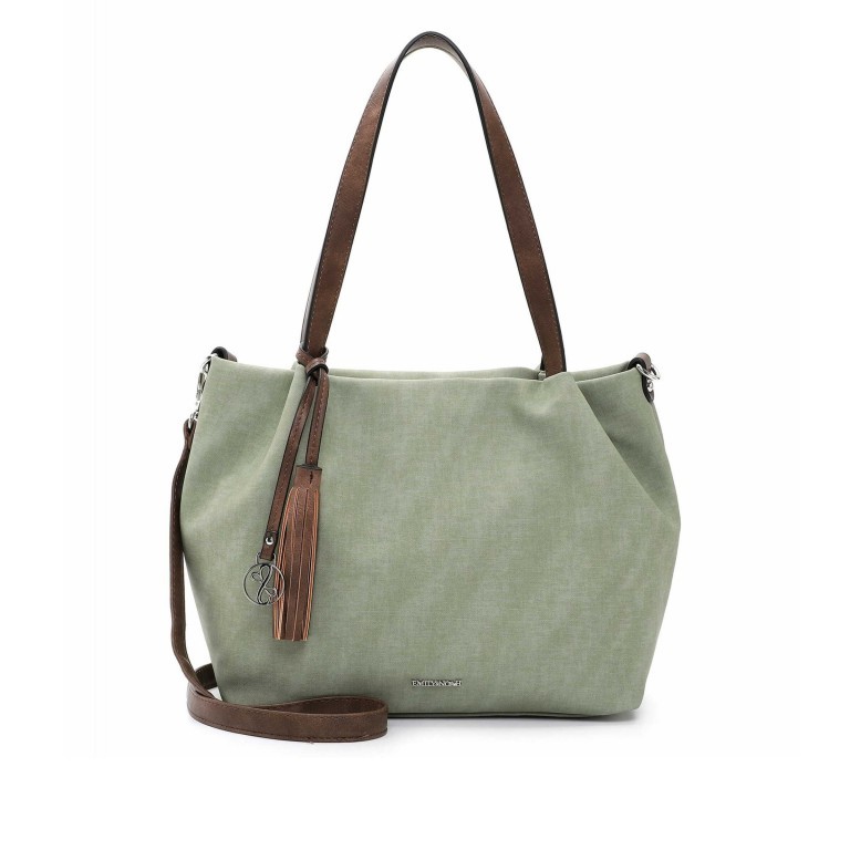 Shopper Elke Bag in Bag zweiteiliges Set Sage, Farbe: grün/oliv, Marke: Emily & Noah, EAN: 4049391345402, Bild 2 von 5