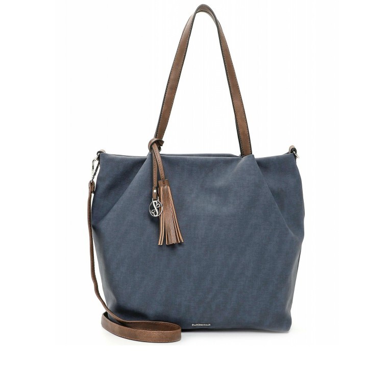 Shopper Elke Bag in Bag zweiteiliges Set Blue, Farbe: blau/petrol, Marke: Emily & Noah, EAN: 4049391336981, Bild 2 von 5