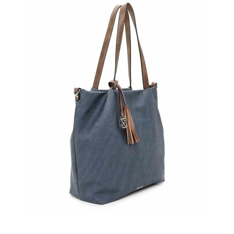 Shopper Elke Bag in Bag zweiteiliges Set Blue, Farbe: blau/petrol, Marke: Emily & Noah, EAN: 4049391336981, Bild 3 von 5