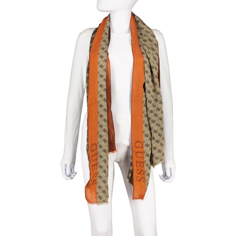 Tuch Salameda Beige Orange, Farbe: bunt, Marke: Guess, EAN: 7617076005841, Bild 3 von 4