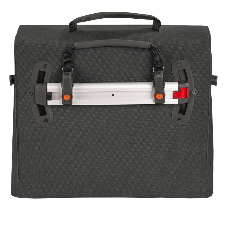 Fahrradtasche Made in Germany Bayreuth III mit Laptopfach 15 Zoll Phantom Black, Farbe: schwarz, Marke: Vaude, EAN: 4052285209643, Abmessungen in cm: 31x35x15, Bild 2 von 6