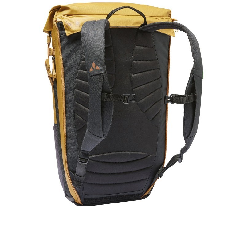 Rucksack / Fahrradtasche City CityGo Bike 23 Peanut Butter, Farbe: cognac, Marke: Vaude, EAN: 4062218267770, Abmessungen in cm: 34x51x20, Bild 3 von 9