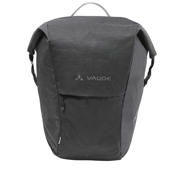 Fahrradtasche Road Master Roll-It Luminum für Gepäckträgerbefestigung Black, Farbe: schwarz, Marke: Vaude, EAN: 4062218380189, Abmessungen in cm: 33x40x18, Bild 1 von 4